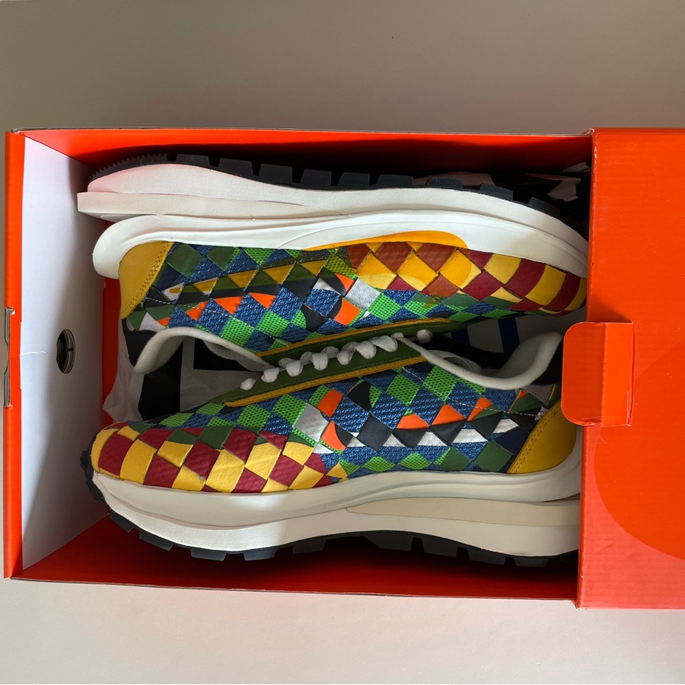 Nike x Sacai x Jean Paul Gaultier Vaporwaffle 'Green Gusto' DR5209-300